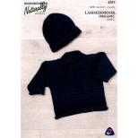 K397 Rolled Edges Sweater & Hat